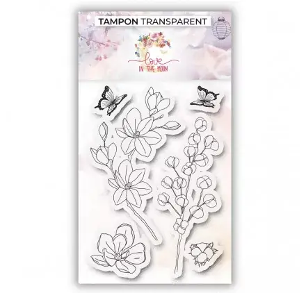 Tampons transparents 'Love In The Moon' Fleurs de coton Pas Cher