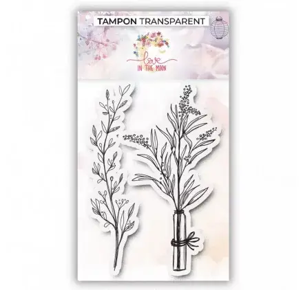 Commander Maintenant Tampons transparents 'Love In The Moon' Plaisir d'offrir