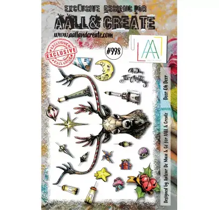 Vente Flash Tampons transparents 'AALL and Create' Deer Oh Deer 998