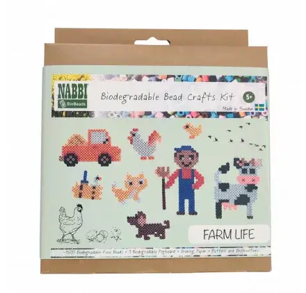 Meilleur Choix Kit perles à repasser 'Efco - NABBI BioBeads' Farm Life
