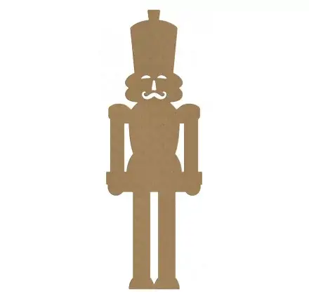 Authentique Casse-Noisette géant en bois 'Gomille' 79 x 27 cm