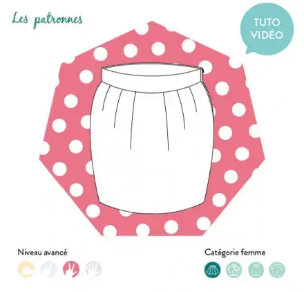 Marque Patron de couture 'Les patronnes' Jupe femme