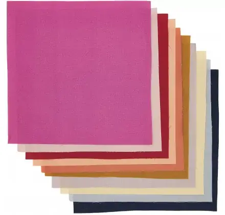 Prix Choc Lot de 10 coupons de tissu 20x20 cm 'Rico Design' Earthy Colours Mix