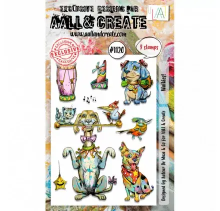 Tampons transparents 'AALL and Create' Walkies! 1120 Achetez Aujourd'hui