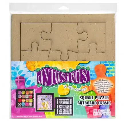 Puzzle en carton à décorer 'Stampers Anonymous - Dylusions' Carré 28x28 cm Quantité Limitée