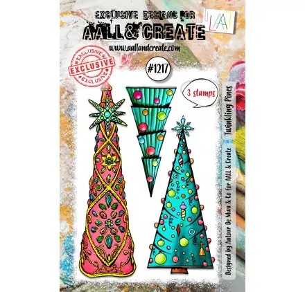 Tampons transparents 'AALL and Create' Twinkling Pines 1217 Nouvel Arrivage