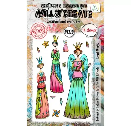 Must-Have Tampons transparents 'AALL and Create' Angel Wings 1220
