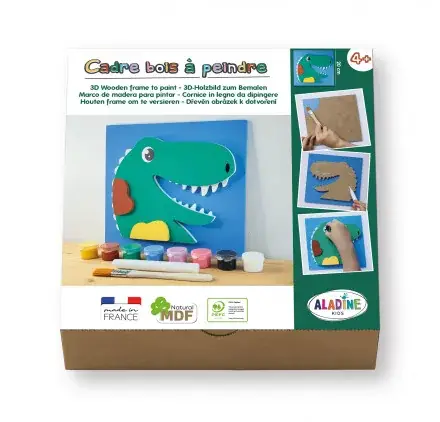 Vente Directe Coffret Cadre en bois 'Aladine' Dino