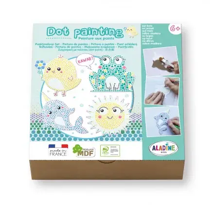 Coffret Dot Painting 'Aladine' Kawaii Réduction