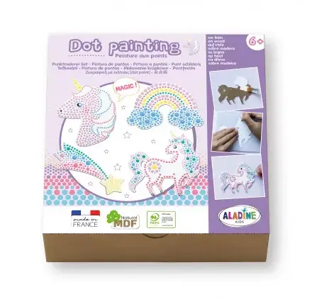 Promotion Saisonnière Coffret Dot Painting 'Aladine' Licorne