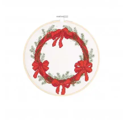 Bon Marché Kit Broderie 'Rico Design' Couronne avec rubans 20 cm