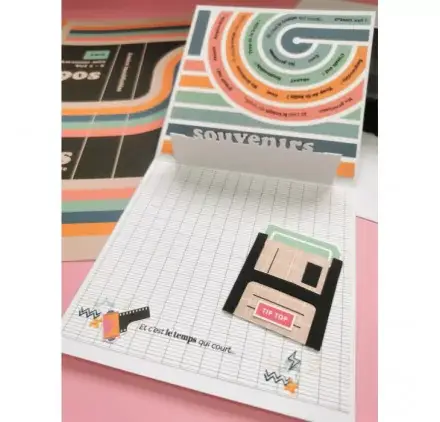 Livraison Express 3 Dies / Matrices de découpe 'Mes P'tits Ciseaux - Retro 90' Set Retro