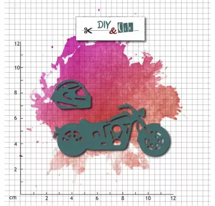 Dies / Matrices de découpe 'DIY & Cie - Ado et Cie' Moto Acheter En Ligne