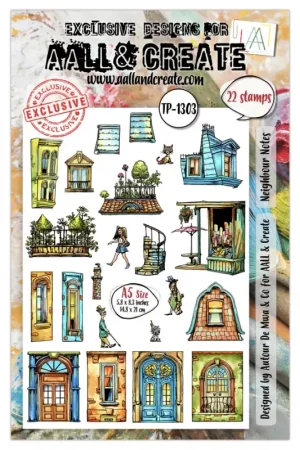 Achetez Aujourd'hui Tampons transparents 'AALL and Create' Neighbour Notes 1303