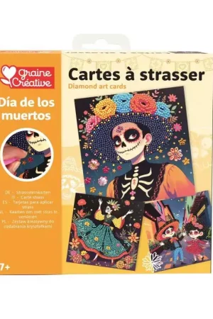 Prix Cassé Cartes à strasser 'Graine créative' Dia de los muertos
