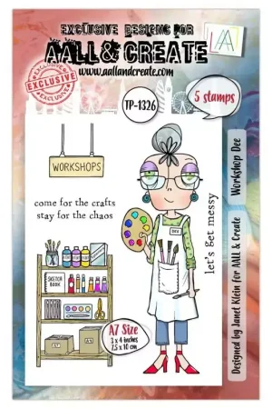 Tampons transparents 'AALL and Create' Workshop Dee 1326 Affaire À Saisir