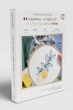 Kit Cadeau à créer 'Les French Kits' Broderie Citronnier Offre Spéciale