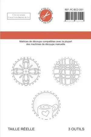 Super Prix 3 Dies / Matrices de découpe 'Mes P'tits Ciseaux - Bredele & Co' Trio de cercles