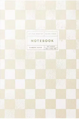 Promotion Carnet 20.5x25.5 cm 'Rico Design - Paper Poetry' Damier 80 Pages vierges 100g/m²