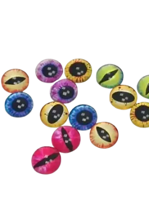 Yeux effrayants – 7 paires – 1,2 cm Vente Flash