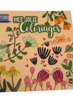 Carnet de coloriage Végétal – 16 pages feutres à alcool Expédié Aujourd'hui