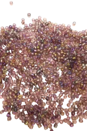 Nouvel Arrivage Perles de rocailles violettes à reflets – 2 mm – 15 g, 100 g ou 500 g