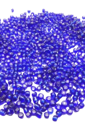 Perles de rocailles bleues 2 mm – 15 g, 100 g ou 500 g Marque