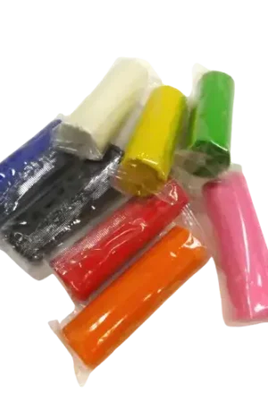 Sceau de Bâtons de Pâte à Modeler x 8 – 100 g Commande En Gros