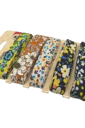 Biais en coton 1 x 90 cm – 4 modèles au choix Expédié Aujourd'hui
