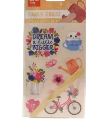 Expédié Aujourd'hui Stickers Transfert Printemps APLI – 8 stickers