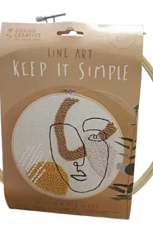 Kit déco punch needle "Line Art" – Graine Créative Solde