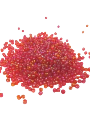 Offre Spéciale Perles de rocailles rouge/rosé – 2 mm – 15 g, 100 g ou 500 g