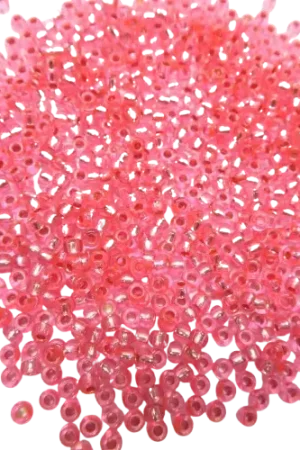 Perles de rocailles roses – 2 mm – 15 g, 100 g ou 500 g Réduction