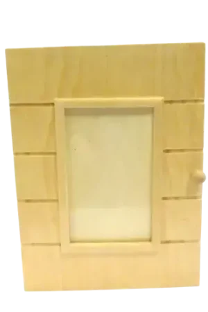 Boîte à Clés en Bois avec Cadre Photo 26 x 20 x 5 cm Usine Directe