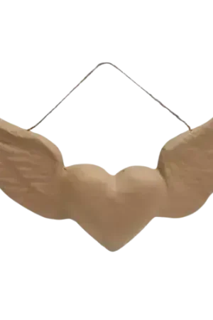 Cœur avec Ailes Décopatch – 28,5 × 18 × 4,5 cm Commander Vite