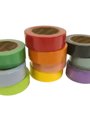 Lot de 10 rouleaux masking tape colorés unis INNSPIRO – 15 mm x 10 m Usine Directe