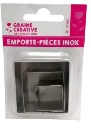 Commander Maintenant Lot de 3 petits emporte-pièces GRAINE CREATIVE – Divers motifs