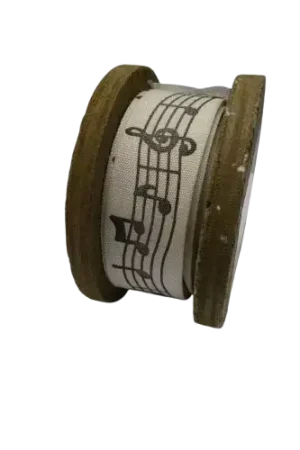 Ruban coton notes de musique 2 cm x 3 m Affaire À Saisir
