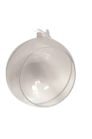 Commander Maintenant Boule plexi ouverte 12 cm – Rayher (idéal art floral)