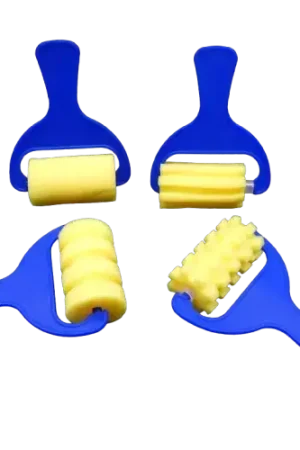 Rouleaux mousse fantaisie 4 formes - 4 pcs 7 cm Offre Du Jour