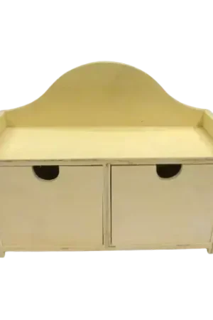Commander Maintenant Boîte à deux tiroirs en bois à décorer 22 x 8 x 18 cm