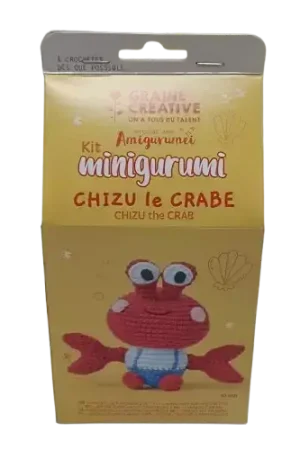 Offre Spéciale Kit crochet amigurumi – Crabe Graine Créative