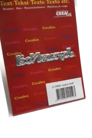 Authentique Matrices de découpe CREALIES – Mots pour scrapbooking et carterie
