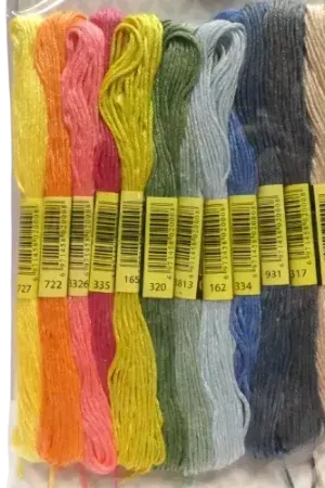Prix Choc 12 Écheveaux Coton à Broder 8 m "Pastels" Artemio
