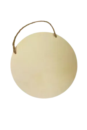 Dernier Modèle Plaque de Bois 20 cm – Forme Ronde ou Cœur à Décorer