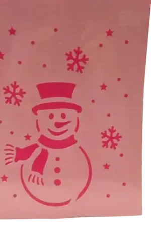Pochoir Efco A4 Bonhomme de Neige 12x14 cm et Flocons 3 cm Offre Limitée