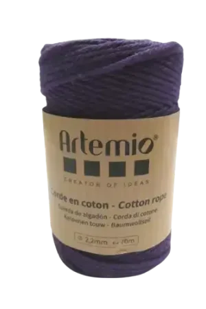 Fils Coton Macramé 2,2 mm ARTEMIO Divers Coloris Meilleure Vente
