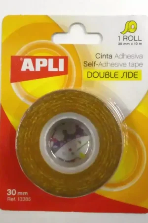 Seulement Aujourd'hui Ruban adhésif double-face 30 mm x 10 m APLI