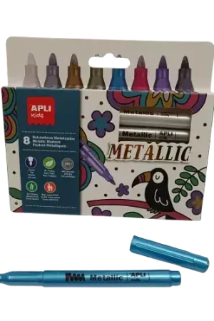Feutres Métalliques APLI – Lot de 8 couleurs Meilleure Vente