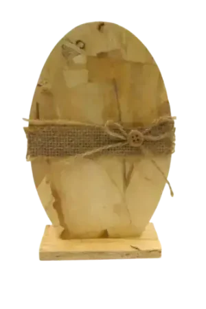 Œufs en bois OSB – 18 x 10 x 4 cm Vente Directe